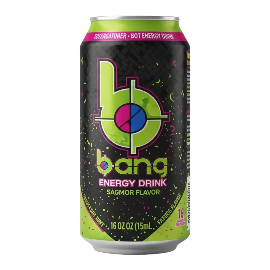 Bang Energy — available in Julian's Vending machines
