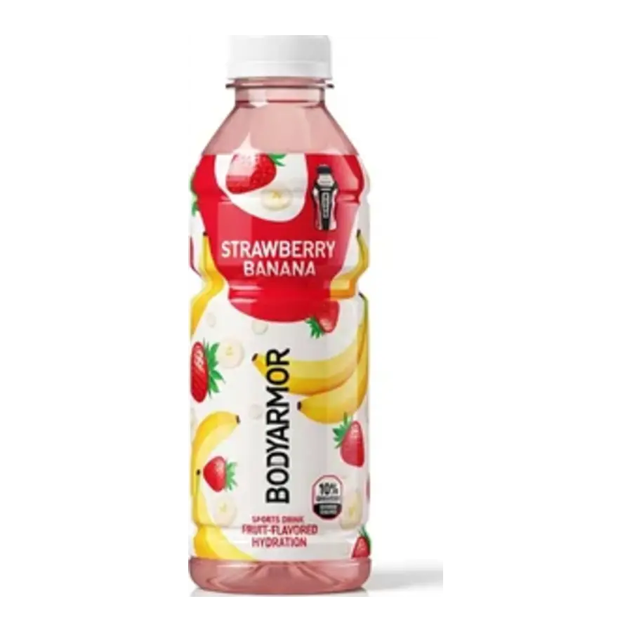 BodyArmor Strawberry Banana — available in Julian's Vending machines