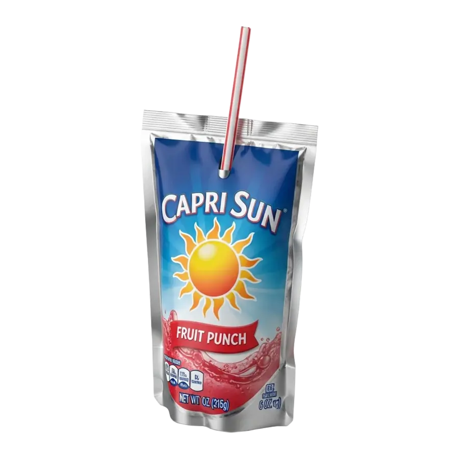 Capri Sun — available in Julian's Vending machines