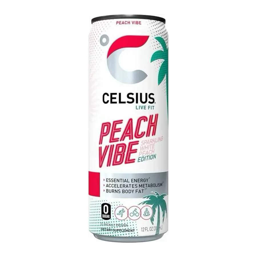 Celsius — available in Julian's Vending machines