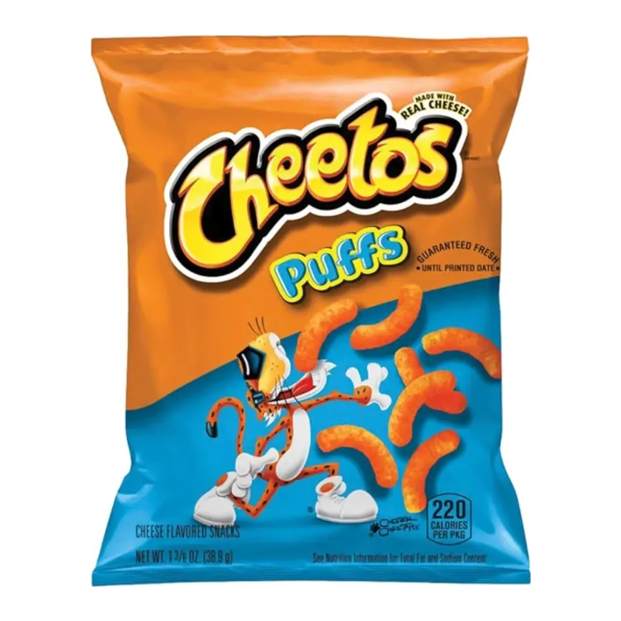 Cheetos Puffs — available in Julian's Vending machines