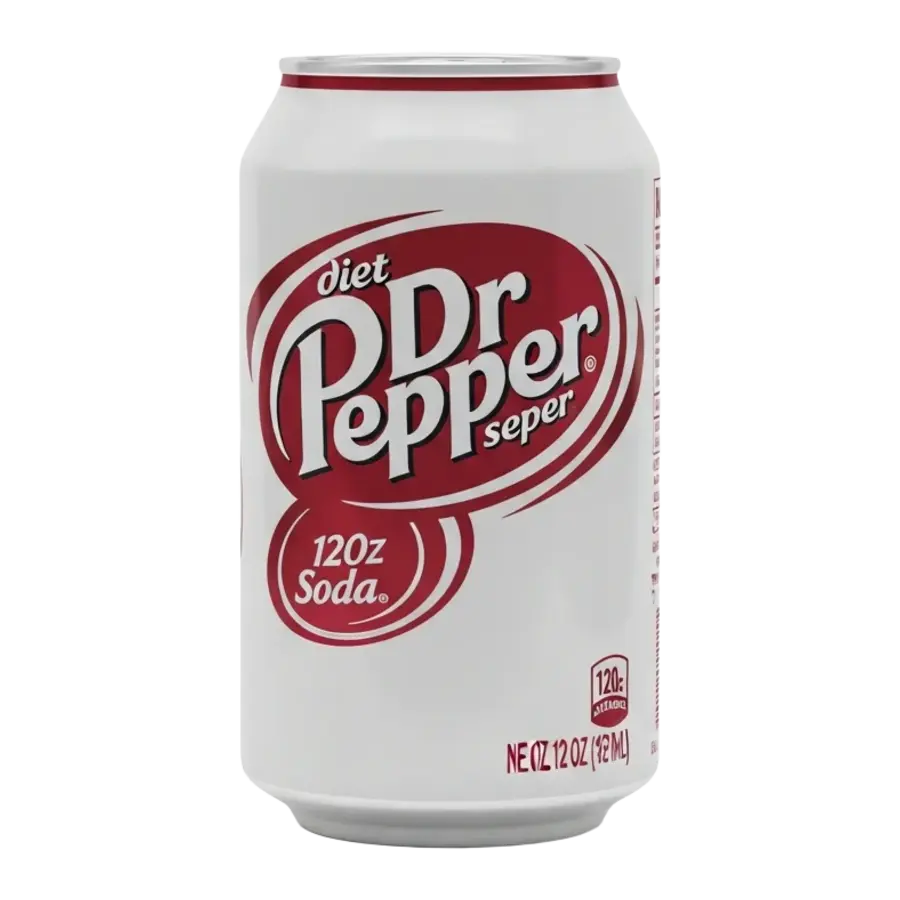 Diet Dr Pepper — available in Julian's Vending machines