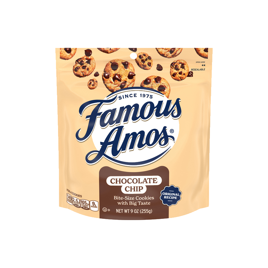 Famous Amos Cookies — available in Julian's Vending machines