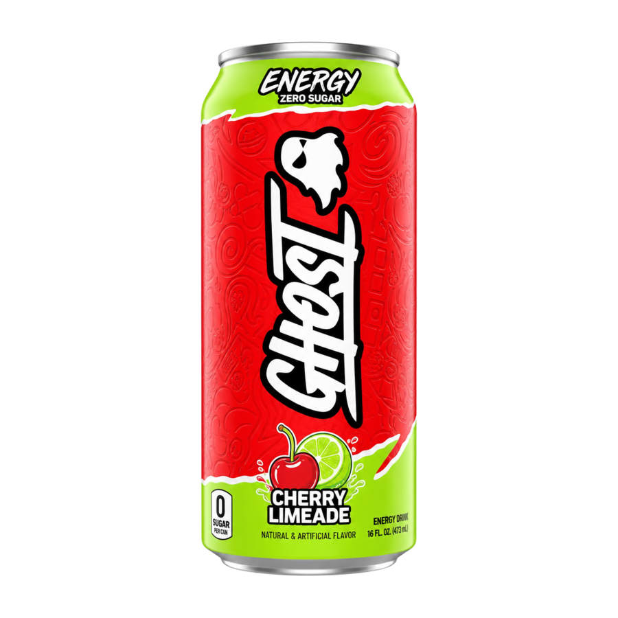 Ghost Energy Cherry Limeade — available in Julian's Vending machines