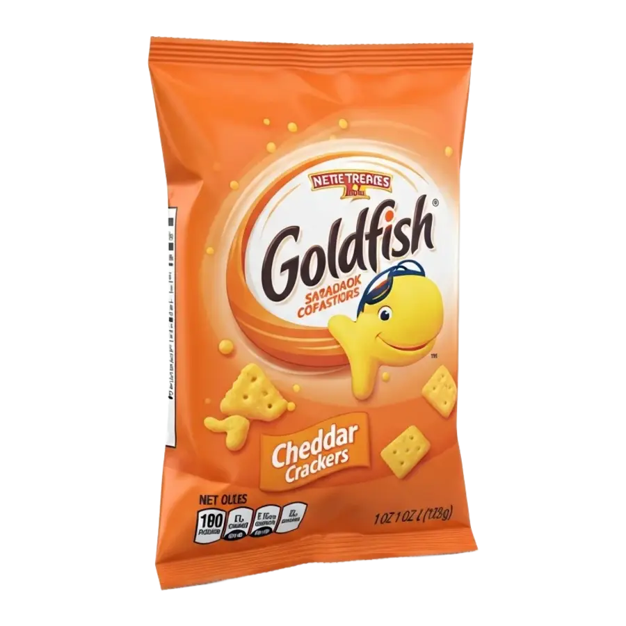 Goldfish Crackers — available in Julian's Vending machines