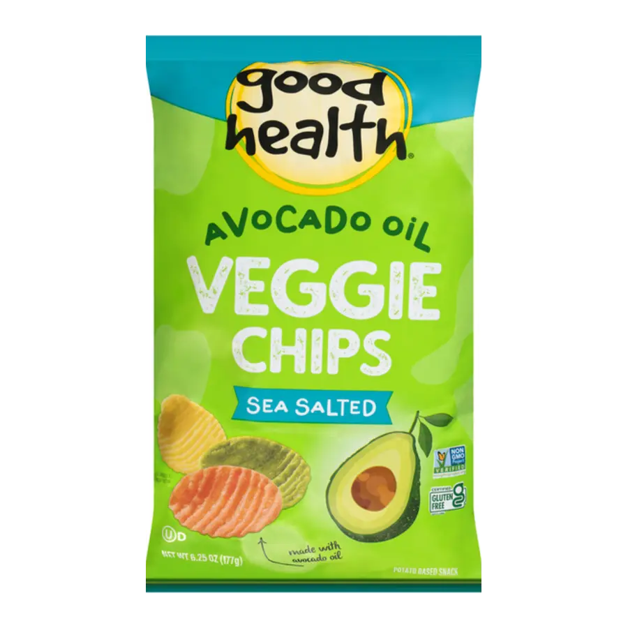 Good Health Veggie Chips — available in Julian's Vending machines