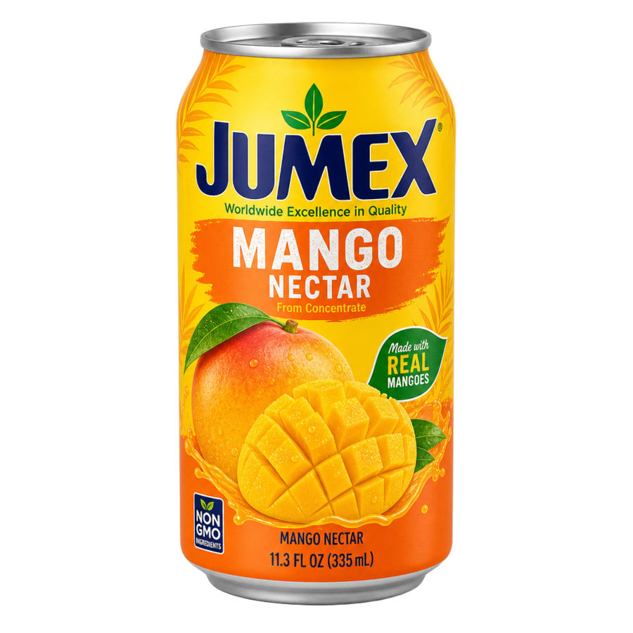 Jumex Mango Nectar — available in Julian's Vending machines