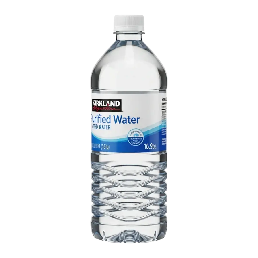 Kirkland Water — available in Julian's Vending machines