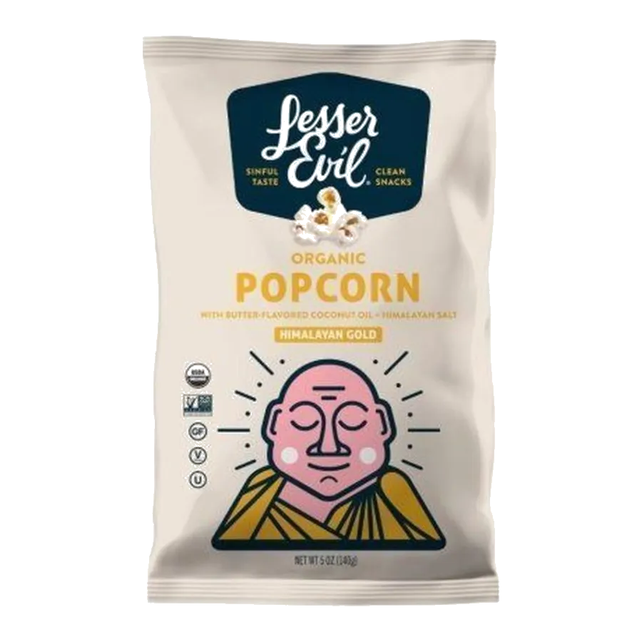LesserEvil Popcorn — available in Julian's Vending machines