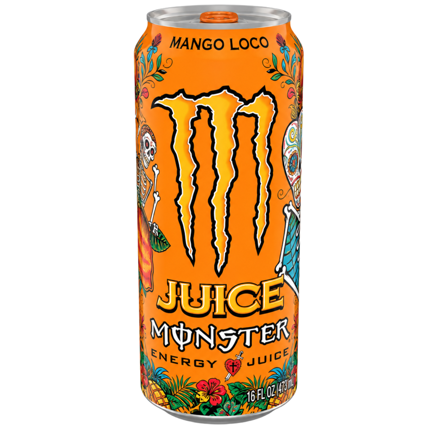 Monster Mango Loco — available in Julian's Vending machines