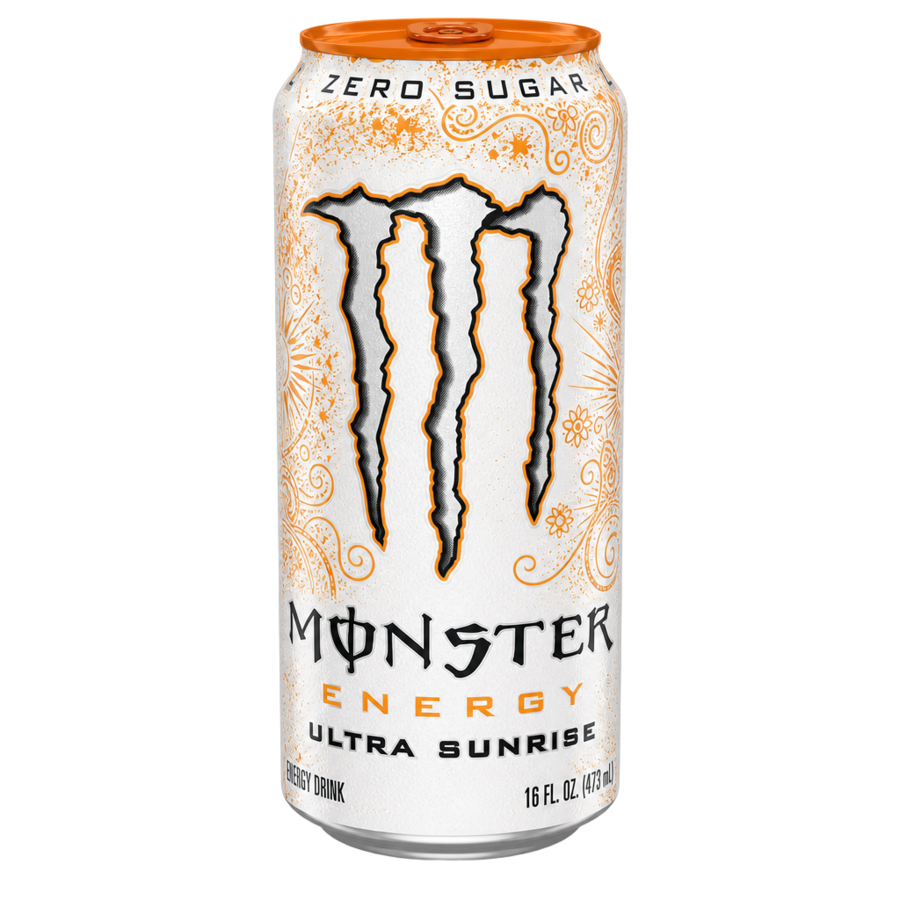 Monster Ultra Sunrise — available in Julian's Vending machines
