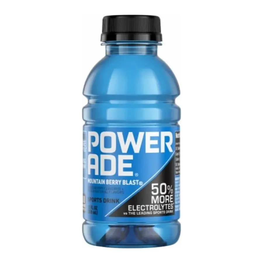 Powerade Berry Blast — available in Julian's Vending machines