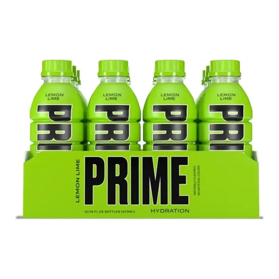 PRIME Lemon Lime — available in Julian's Vending machines