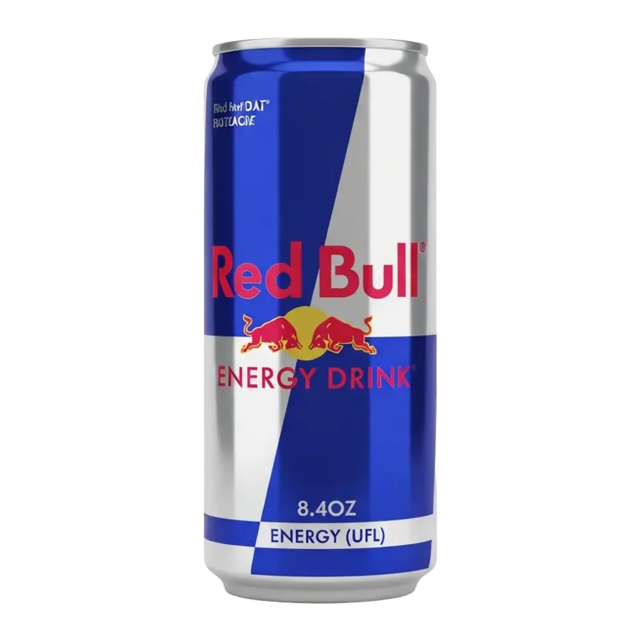 Red Bull — available in Julian's Vending machines