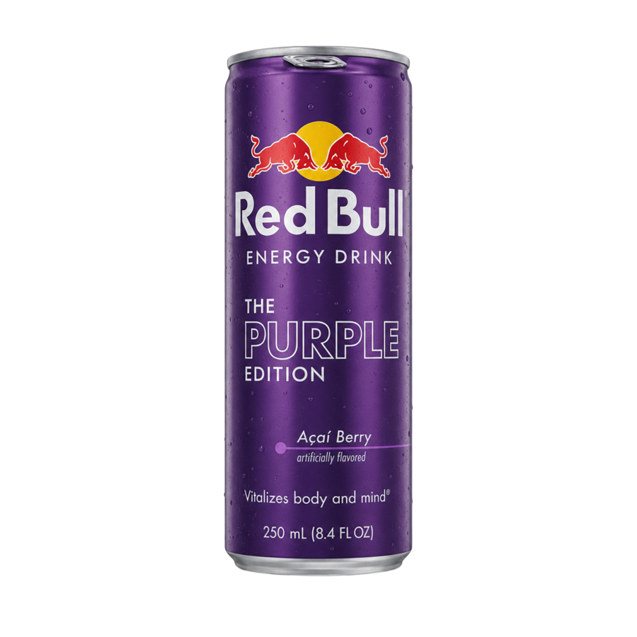 Red Bull Purple Edition — available in Julian's Vending machines