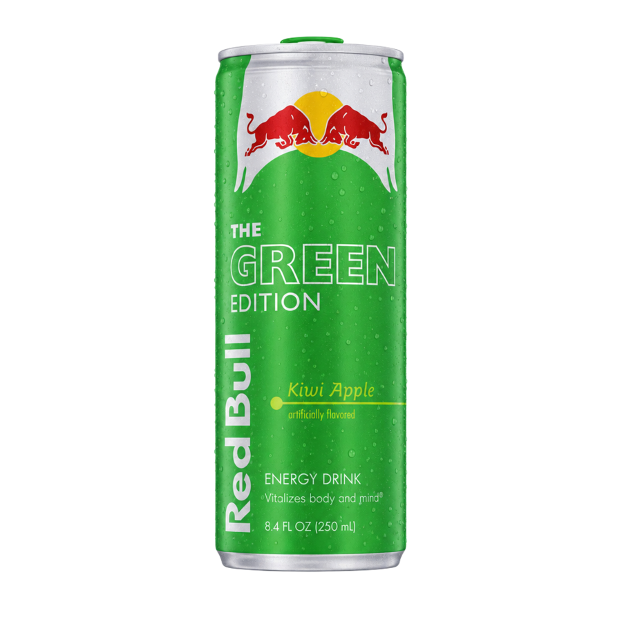 Red Bull Green Edition — available in Julian's Vending machines