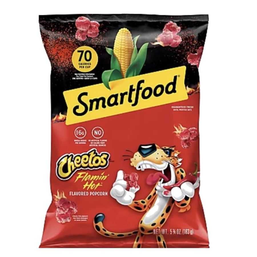 Smartfood Flamin' Hot — available in Julian's Vending machines