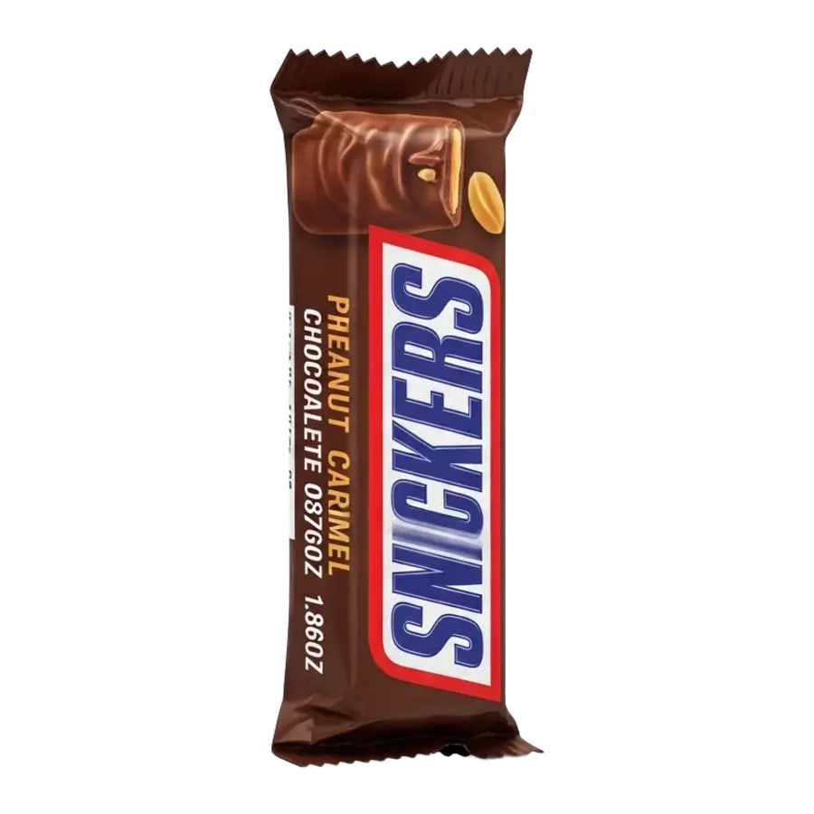 Snickers — available in Julian's Vending machines