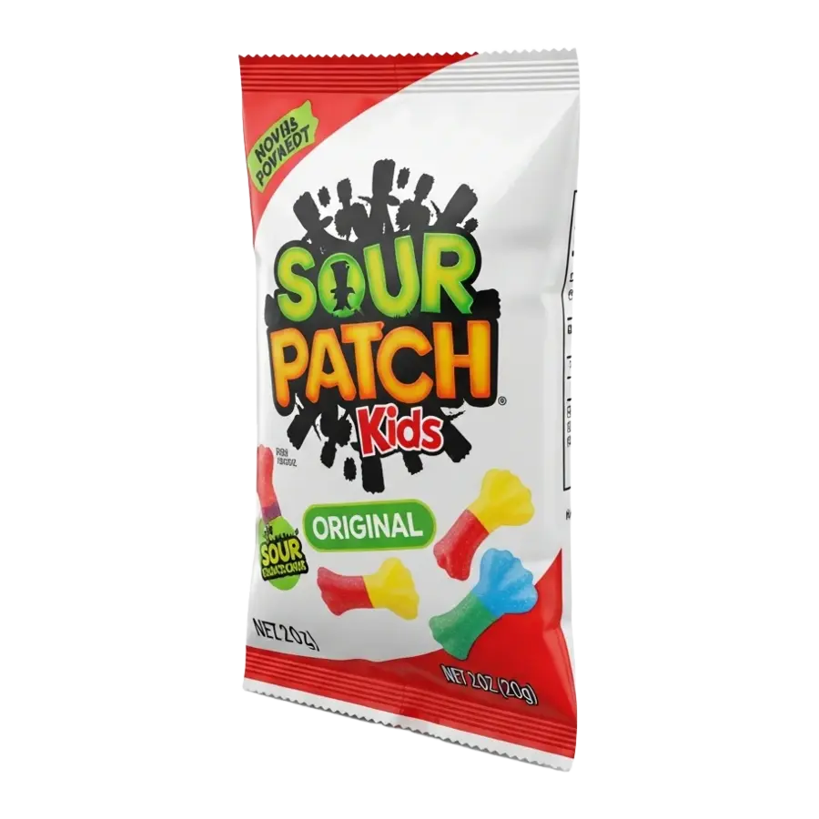 Sour Patch Kids — available in Julian's Vending machines