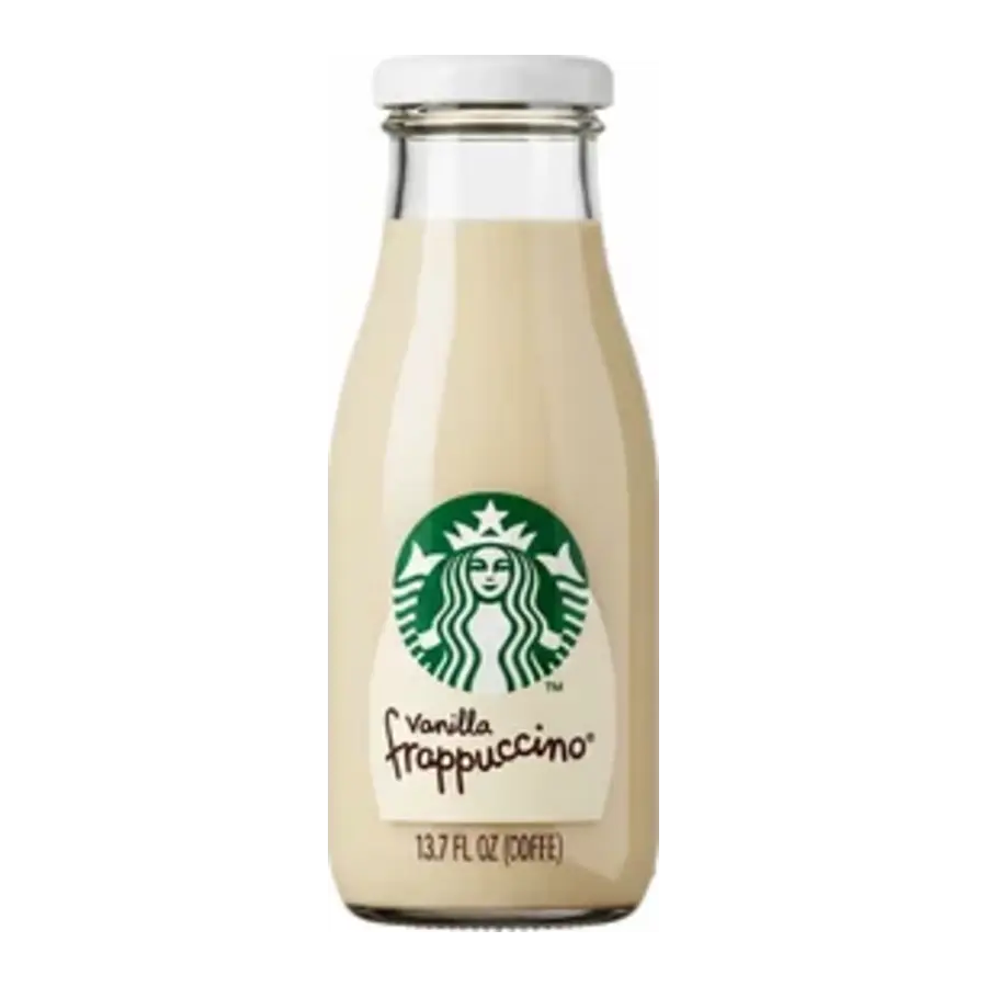 Starbucks Vanilla Frap — available in Julian's Vending machines
