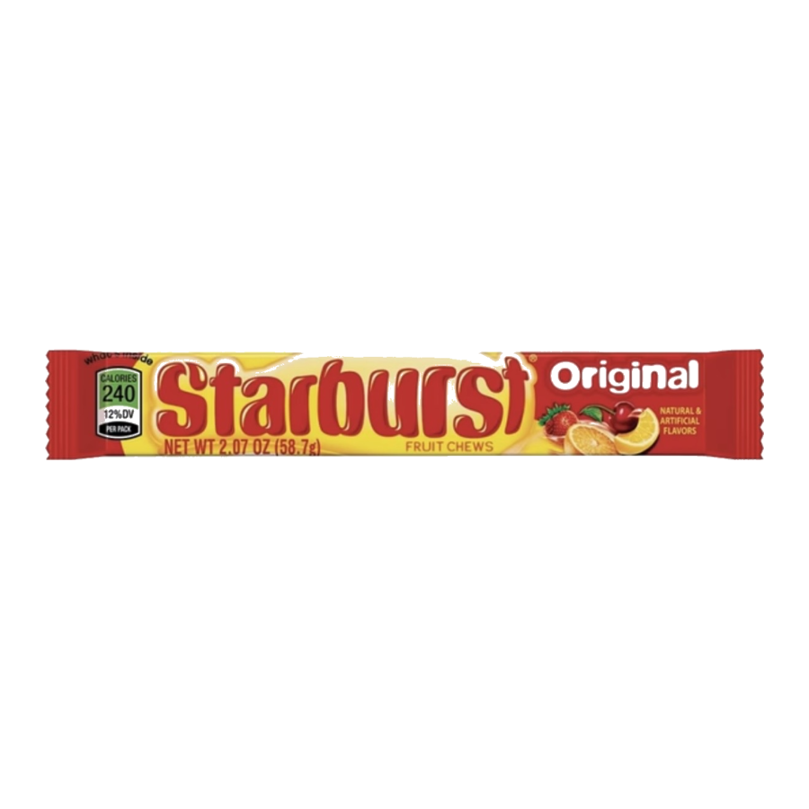 Starburst — available in Julian's Vending machines