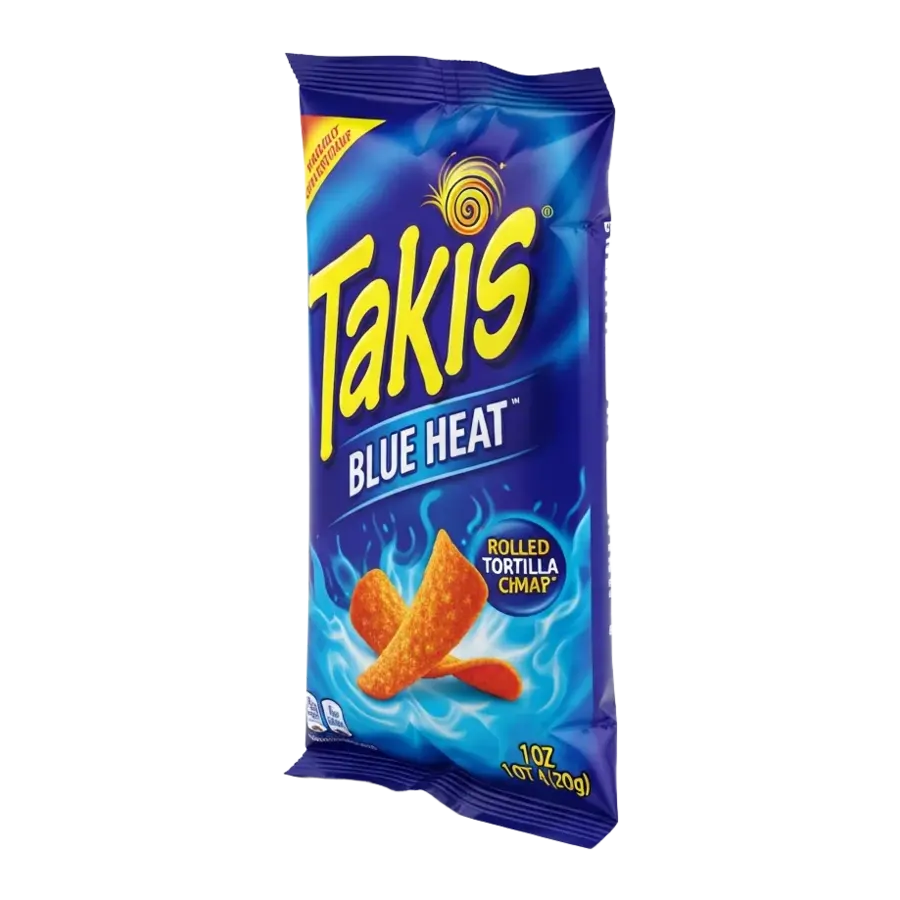 Takis Blue Heat — available in Julian's Vending machines