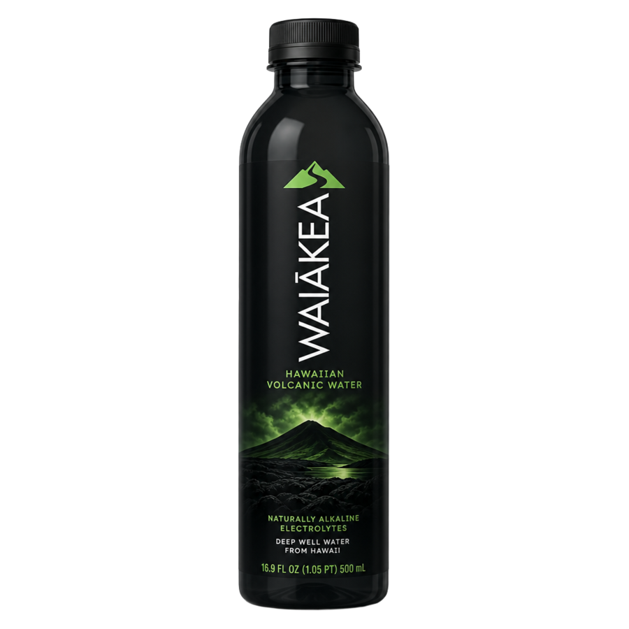 Waiakea Hawaiian Volcanic Water — available in Julian's Vending machines